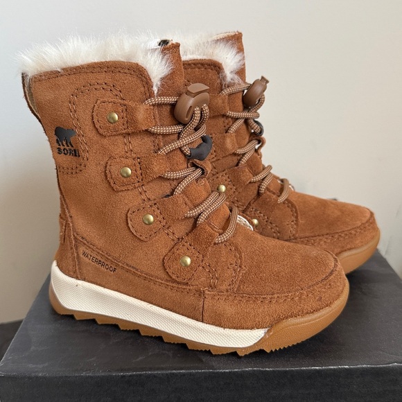 Sorel Other - Sorel Whitney II Joan Lace Boots Brown suede leather lace up. NWT